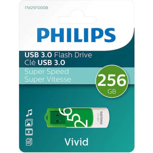 Philips Vivid Edition 256GB USB 3.0 Stick Πράσινο