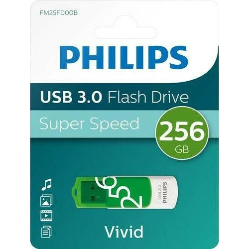 Philips Vivid Edition 256GB USB 3.0 Stick Πράσινο