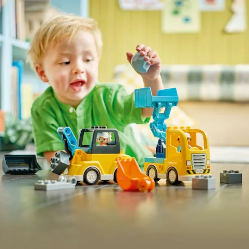 LEGO Duplo 3in1 Construction Vehicles για 2+ Ετών 22τμχΚωδικός: 10475