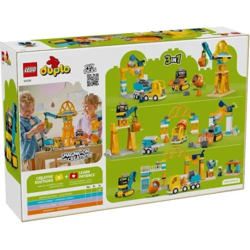LEGO Duplo 3 in 1 Construction Site and Vehicles για 3+ Ετών 84τμχΚωδικός: 10476