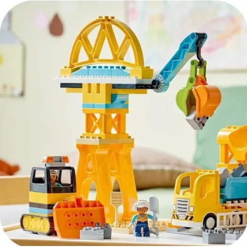 LEGO Duplo 3 in 1 Construction Site and Vehicles για 3+ Ετών 84τμχΚωδικός: 10476