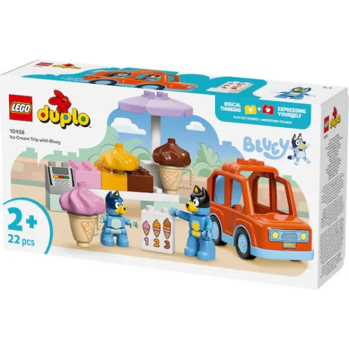 LEGO Duplo Ice Cream Trip With Bluey για 2+ Ετών 22τμχΚωδικός: 10458