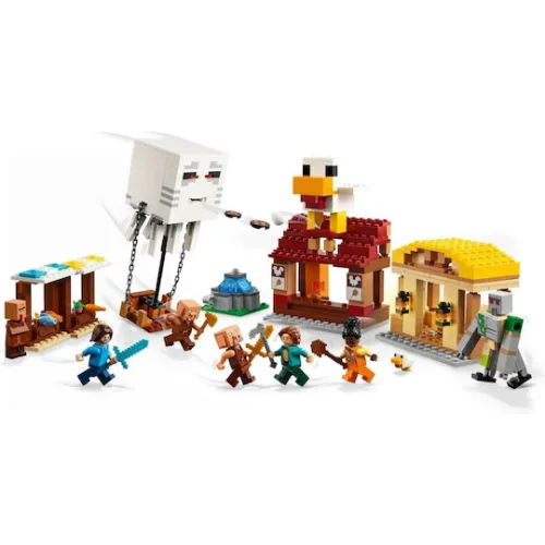 LEGO Minecraft The Ghast Balloon Village Attack για 10+ Ετών 555τμχΚωδικός: 21273