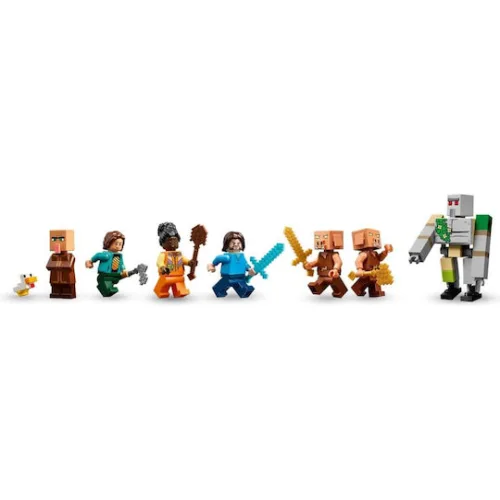 LEGO Minecraft The Ghast Balloon Village Attack για 10+ Ετών 555τμχΚωδικός: 21273