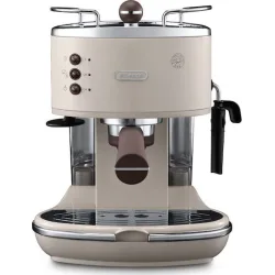De'Longhi Icona Vintage Μηχανή Espresso 1100W Πίεσης 15bar Λευκή