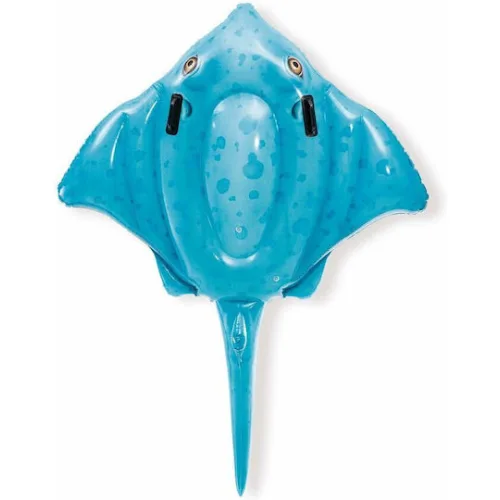 Intex STINGRAY Φουσκωτό Στρώμα Θαλάσσης με Χειρολαβές Γαλάζιο 185εκ.