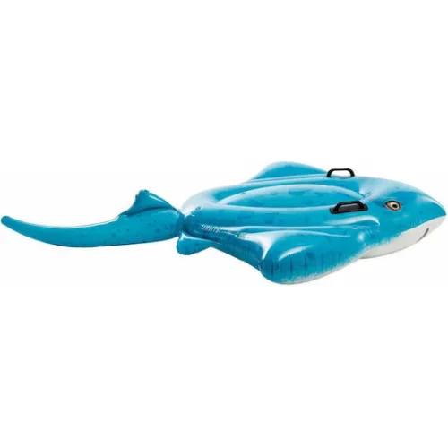 Intex STINGRAY Φουσκωτό Στρώμα Θαλάσσης με Χειρολαβές Γαλάζιο 185εκ.