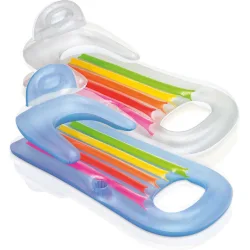 Mattress Sunbathing Swimming Chair 2in1 King Cool 160 X 85cm Intex 58802 Silver
Κωδικός: 58802