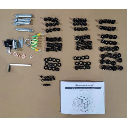Powertech Επιτοίχια Καμπίνα Rack 19U 60x45x37cm NETW-0037