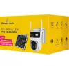 Powertech PT-1547 IP Dual Κάμερα Παρακολούθησης 4G Full HD+ 4MP Αδιάβροχη Μπαταρίας με Αμφίδρομη Επικοινωνία