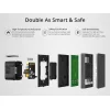 Sonoff M52c86 Χωνευτός Διακόπτης Τοίχου Wi-Fi Διπλός με Πλαίσιο Γκρι