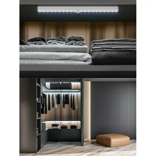 Goobay Φωτιστικό Γραμμικό για Ντουλάπες με Τροφοδοσία Μπαταρίας, Αισθητήρα Κίνησης και Αυτοκόλλητο Τοποθέτησης 8τμχΚωδικός: 55498