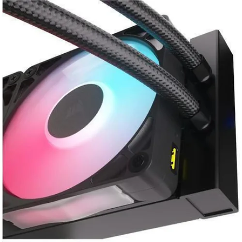 Corsair iCUE LINK TITAN 360 RX LCD Υδρόψυξη Επεξεργαστή Τριπλού Ανεμιστήρα 120mm για Socket AM4/AM5/1700 με RGB Φωτισμό
