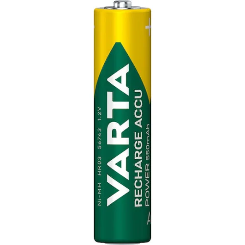 Varta Recharge Accu Power Επαναφορτιζόμενες Μπαταρίες AAA Ni-MH 550mAh 1.2V 4τμχ
