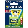 Varta Recharge Accu Power Επαναφορτιζόμενες Μπαταρίες AAA Ni-MH 550mAh 1.2V 4τμχ
