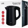 Life Essential Βραστήρας 800ml 1360W ΜαύροςΚωδικός: 221-0322