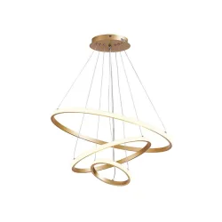 Powertech Ρυθμιζόμενο Κρεμαστό Φωτιστικό Χρυσό LED 60x60εκ. | Εκθεσιακό