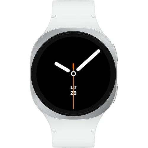 Samsung Galaxy Watch8 Aluminium 40mm Αδιάβροχο με Παλμογράφο (Ασημί)