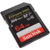 Sandisk Extreme Pro SecureDigital SDXC 64GB Class 10 U3 V30 UHS-I