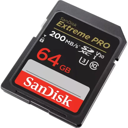 Sandisk Extreme Pro SecureDigital SDXC 64GB Class 10 U3 V30 UHS-I