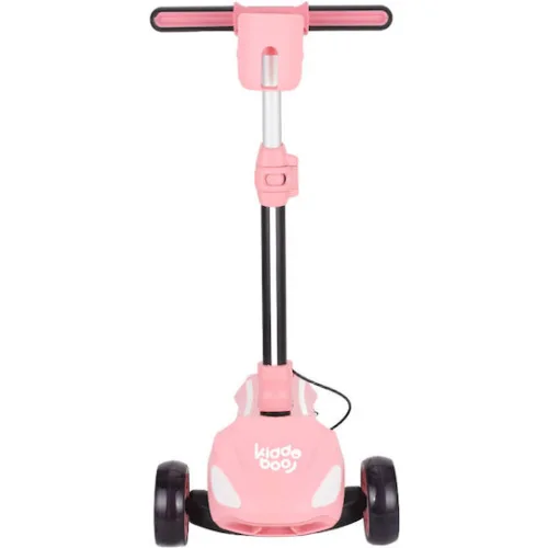 Kiddoboo Παιδικό Πατίνι E-Scooter Trecyclo Τρίτροχο για 5+ Ετών Ροζ