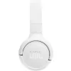JBL Tune 520BT Ασύρματα / Ενσύρματα On Ear Ακουστικά με Ραδιόφωνο με 57 ώρες Λειτουργίας και Quick Charge Λευκά