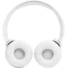 JBL Tune 520BT Ασύρματα / Ενσύρματα On Ear Ακουστικά με Ραδιόφωνο με 57 ώρες Λειτουργίας και Quick Charge Λευκά