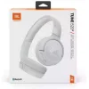 JBL Tune 520BT Ασύρματα / Ενσύρματα On Ear Ακουστικά με Ραδιόφωνο με 57 ώρες Λειτουργίας και Quick Charge Λευκά