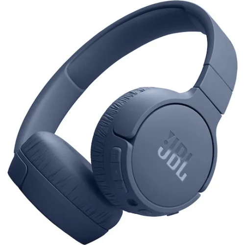 JBL Tune 670NC Ασύρματα / Ενσύρματα On Ear Ακουστικά με 70 ώρες Λειτουργίας και Quick Charge Μπλε