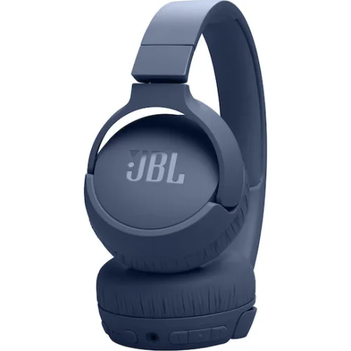 JBL Tune 670NC Ασύρματα / Ενσύρματα On Ear Ακουστικά με 70 ώρες Λειτουργίας και Quick Charge Μπλε