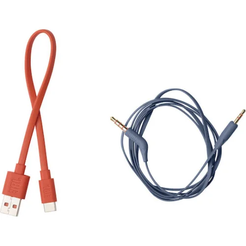 JBL Tune 670NC Ασύρματα / Ενσύρματα On Ear Ακουστικά με 70 ώρες Λειτουργίας και Quick Charge Μπλε