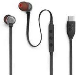 JBL Tune 310C In-ear Handsfree Ακουστικά με Βύσμα USB-C Μαύρο
