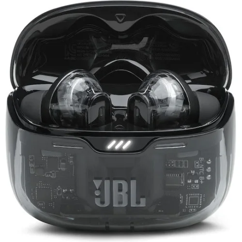 JBL Tune Beam In-ear Bluetooth Handsfree Ακουστικά με Αντοχή στον Ιδρώτα και Θήκη Φόρτισης Ghost Edition