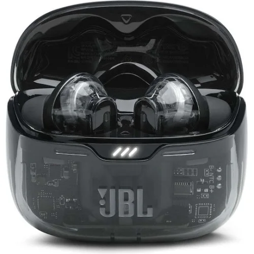 JBL Tune Beam In-ear Bluetooth Handsfree Ακουστικά με Αντοχή στον Ιδρώτα και Θήκη Φόρτισης Ghost Edition
