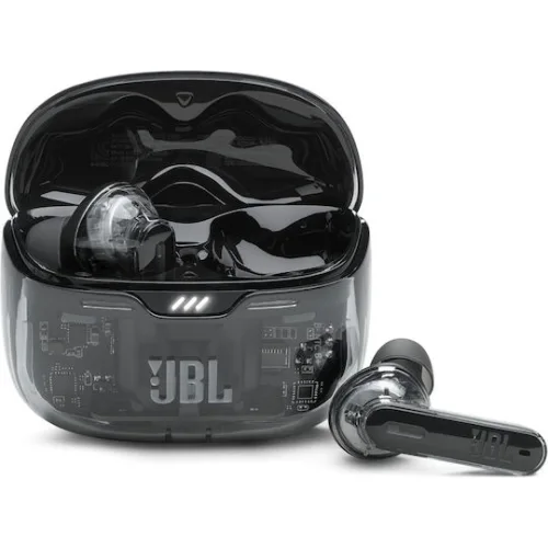 JBL Tune Beam In-ear Bluetooth Handsfree Ακουστικά με Αντοχή στον Ιδρώτα και Θήκη Φόρτισης Ghost Edition