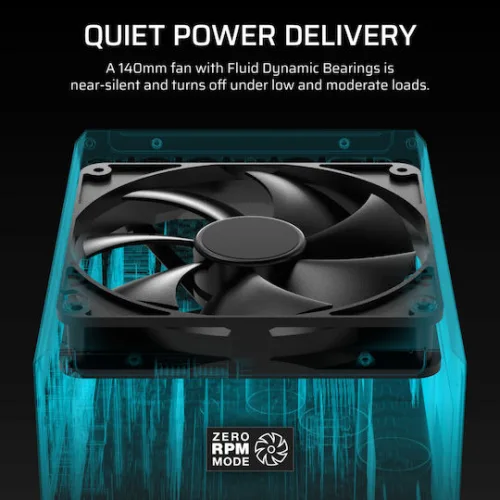 Corsair HX1500i Shift 1500W Μαύρο Τροφοδοτικό Υπολογιστή Full Modular Cybenetics Platinum