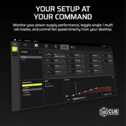 Corsair HX1200i Shift 1200W Μαύρο Τροφοδοτικό Υπολογιστή Full Modular Cybenetics Platinum