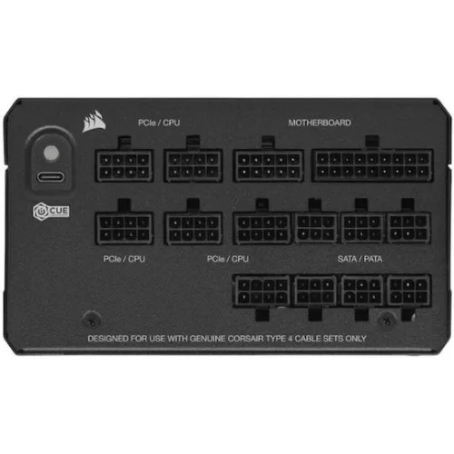 Corsair HX1200i Shift 1200W Μαύρο Τροφοδοτικό Υπολογιστή Full Modular Cybenetics Platinum