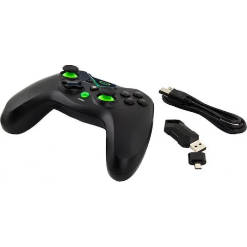 Esperanza Major Ασύρματο Gamepad για Android / PC / PS3 / Xbox One Μαύρο