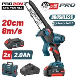 Bormann Pro BBP5441X22C Κλαδευτικό Αλυσοπρίονο Μπαταρίας Brushless 20V 1.3kg με Λάμα 20cm
Κωδικός: 083665