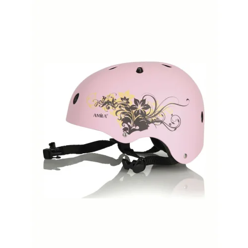 AMILA Παιδικό Κράνος για Ποδήλατο & Πατίνι ΡοζΚωδικός: 48987