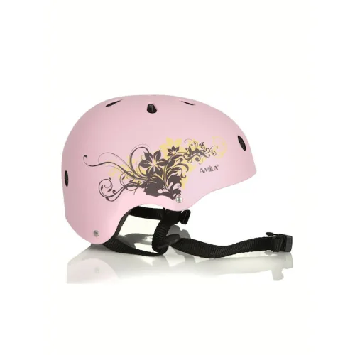 AMILA Παιδικό Κράνος για Ποδήλατο & Πατίνι ΡοζΚωδικός: 48987