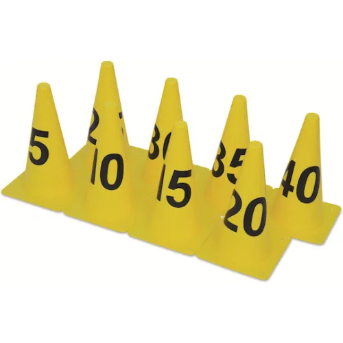 AMILA Κώνοι Με Νούμερα 8τμχ σε Κίτρινο ΧρώμαΚωδικός: 99303