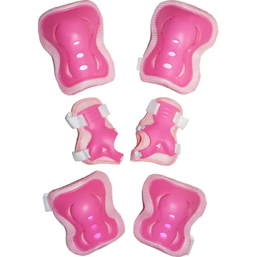 AMILA Παιδικό Σετ Προστατευτικών για Rollers Ροζ LargeΚωδικός: 49045