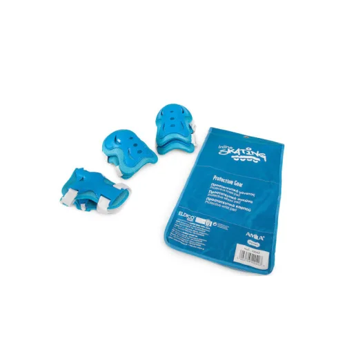 AMILA Παιδικό Σετ Προστατευτικών για Rollers Μπλε LargeΚωδικός: 49042