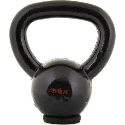 AMILA Kettlebell Εμαγιέ 4kg ΜαύροΚωδικός: 44500