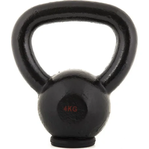 AMILA Kettlebell Εμαγιέ 4kg ΜαύροΚωδικός: 44500