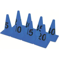 AMILA Κώνοι με Νούμερα 8τμχ σε Μπλε Χρώμα
Κωδικός: 99305