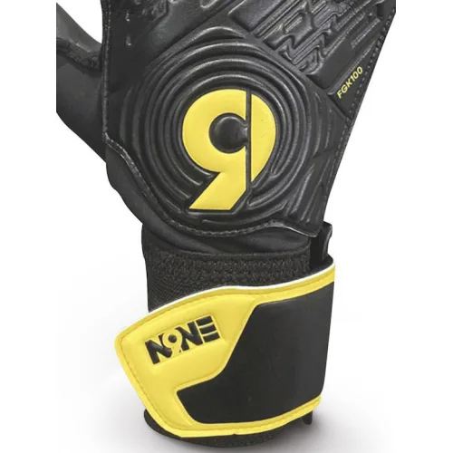 Nine 97585 Γάντια Τερματοφύλακα Ενηλίκων Μαύρα