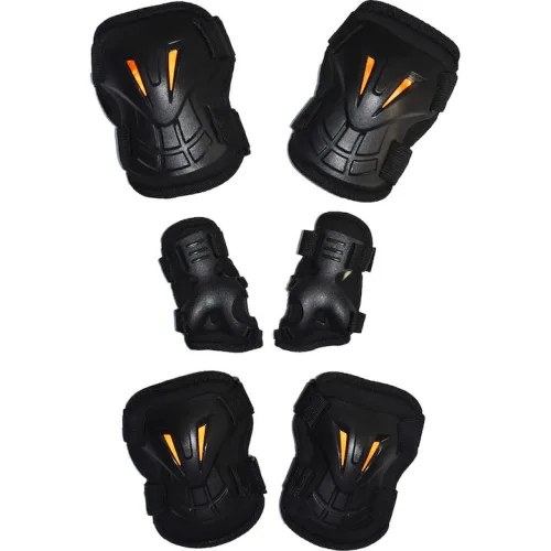 AMILA Παιδικό Σετ Προστατευτικών για Rollers Μαύρο SmallΚωδικός: 49036